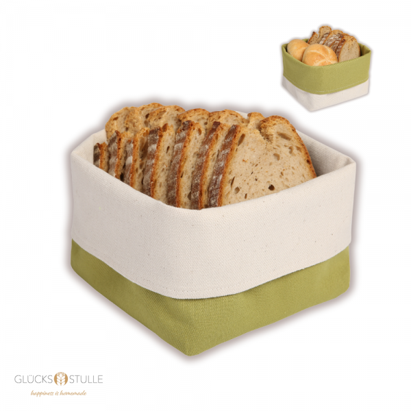 BROTKORB aus Baumwolle "Olive"